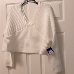 Off the shoulder sweater